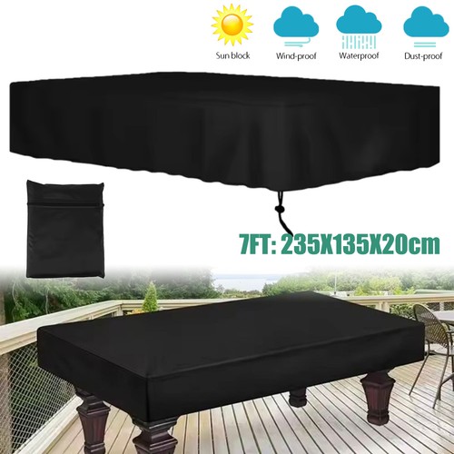 7ft billiard pool - table, covers